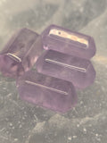 Amethyst — 15x6mm Double Point Focus Bead  Available for Custom Design
