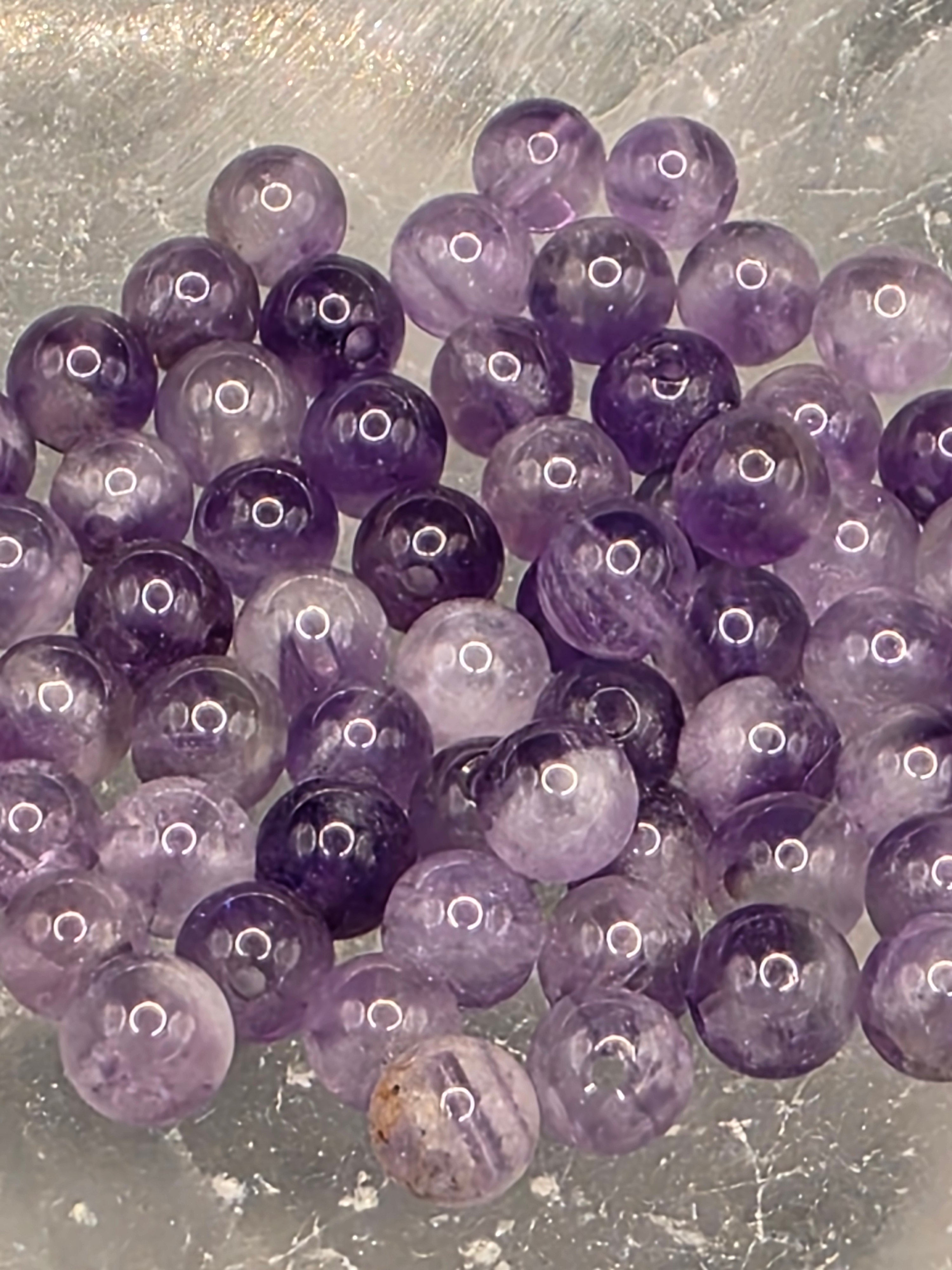 Amethyst 4mm Beads  Available for Custom Design (Copy)