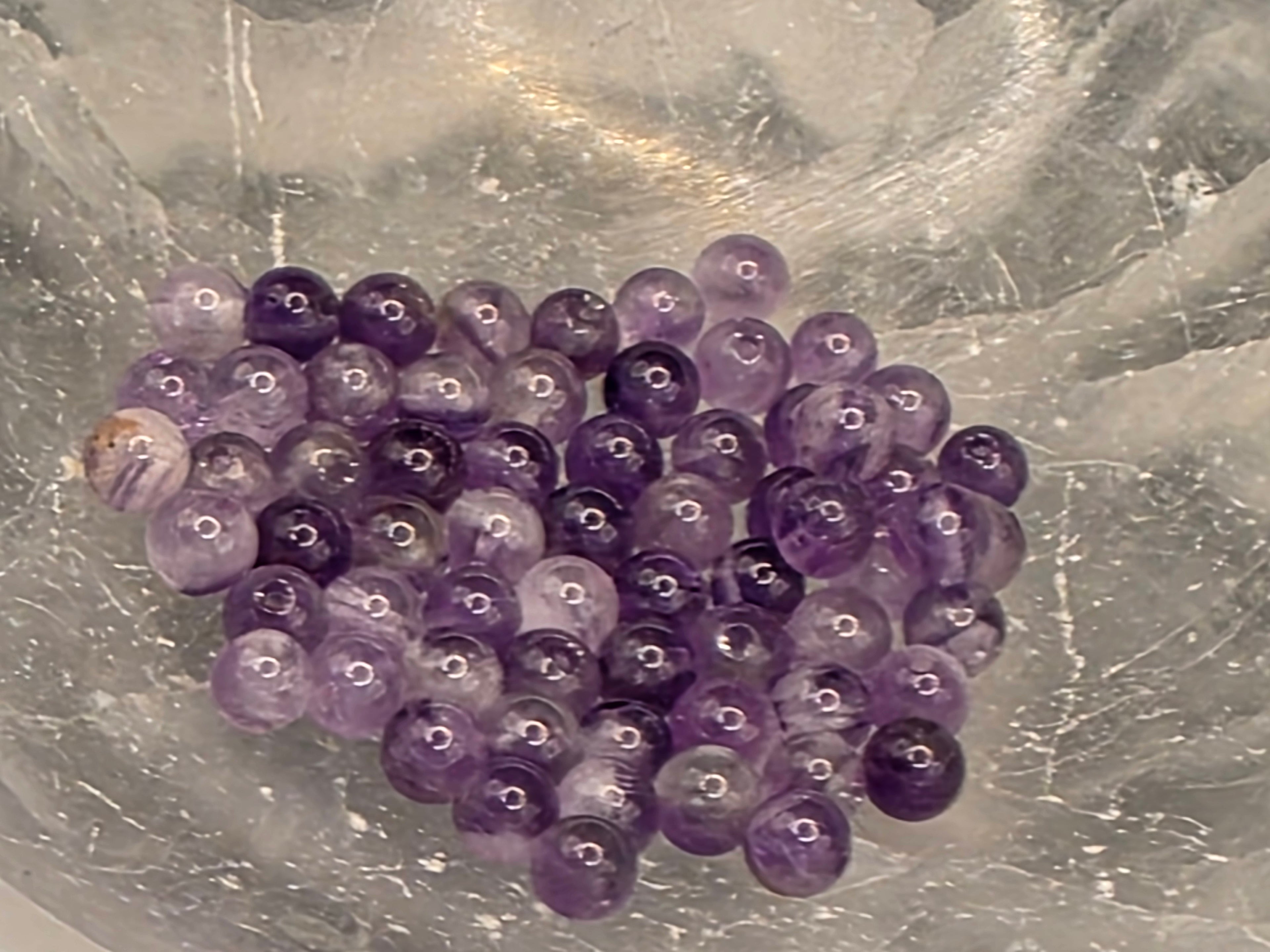 Amethyst 4mm Beads  Available for Custom Design (Copy)