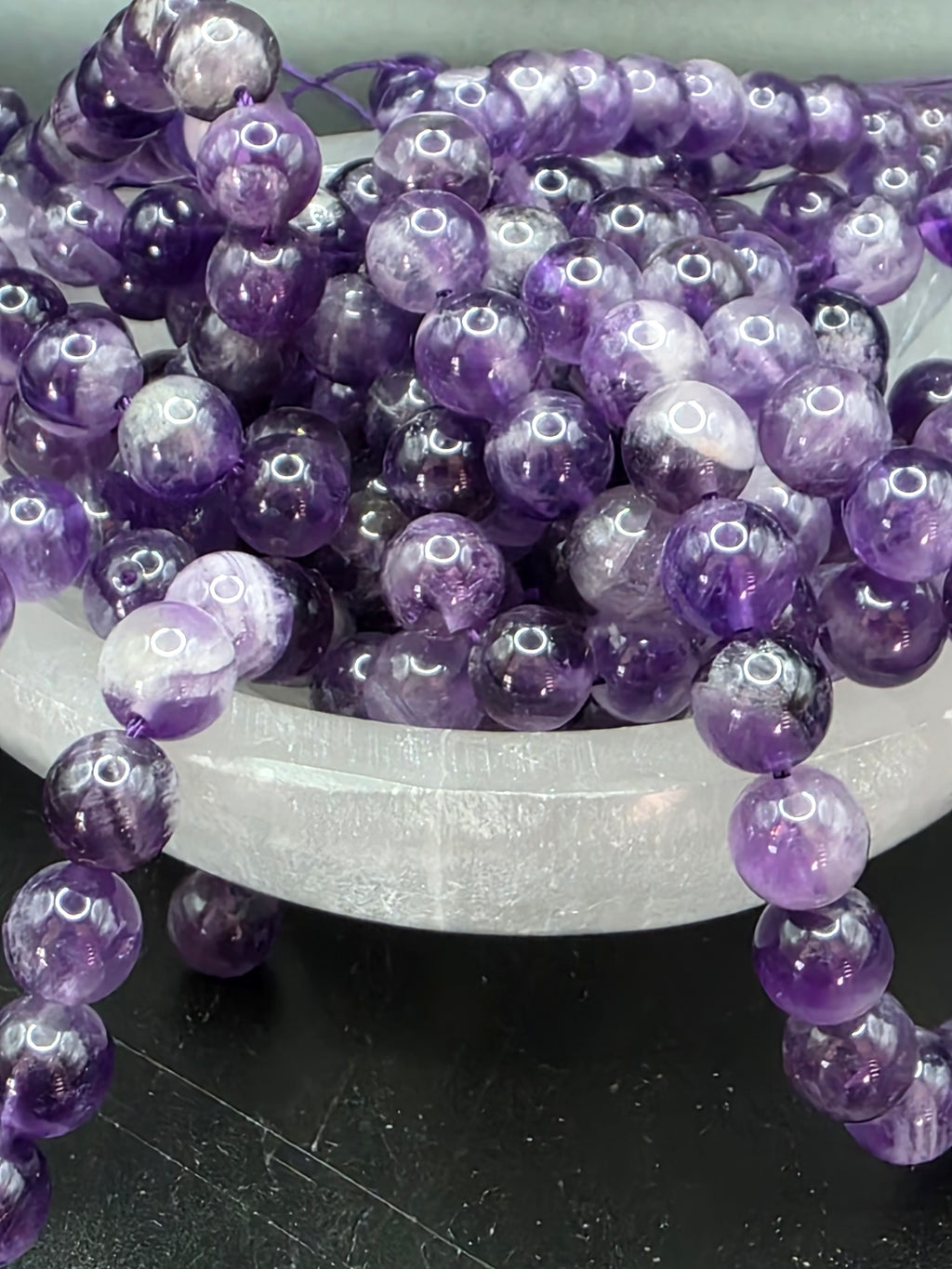 Amethyst 8mm Beads  Available for Custom Design