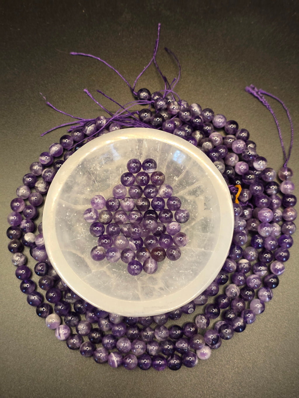 Amethyst 8mm Beads  Available for Custom Design