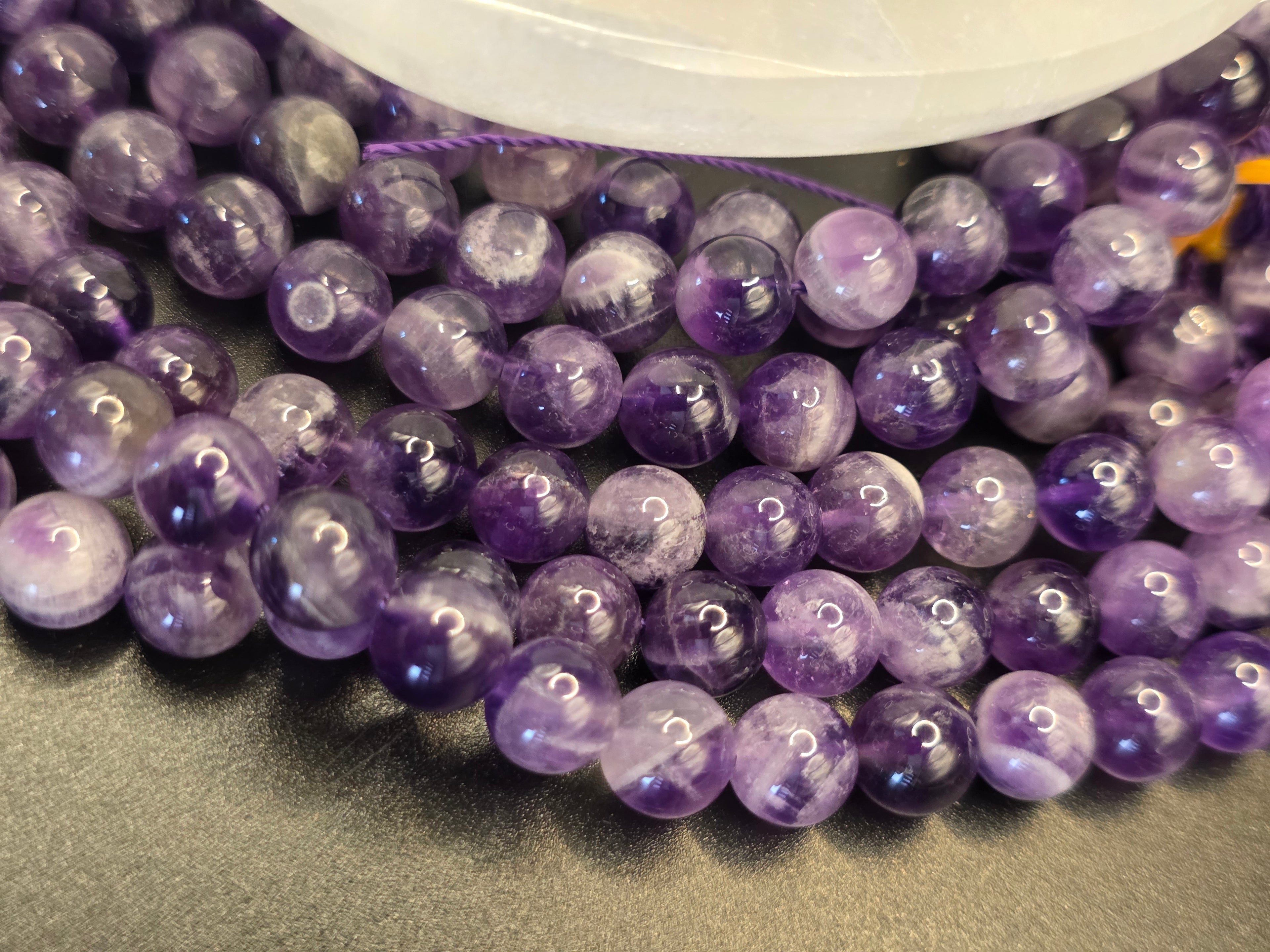 Amethyst 8mm Beads  Available for Custom Design