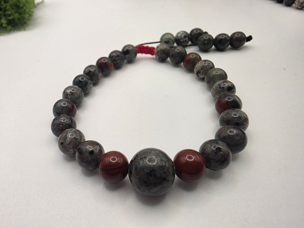 Blood & Fire Adjustable Bracelet  Strength • Protection • Primal Energy