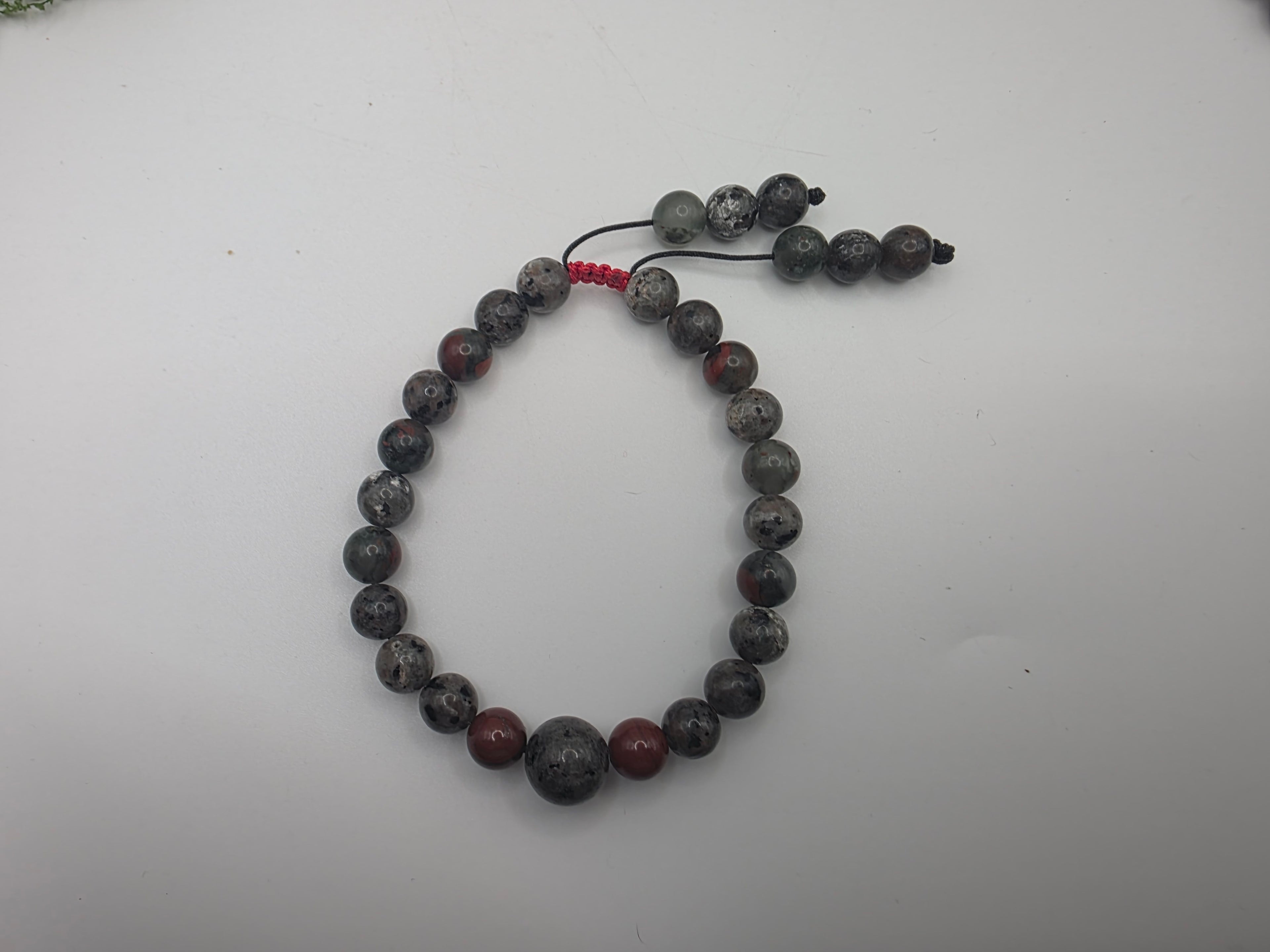Blood & Fire Adjustable Bracelet  Strength • Protection • Primal Energy