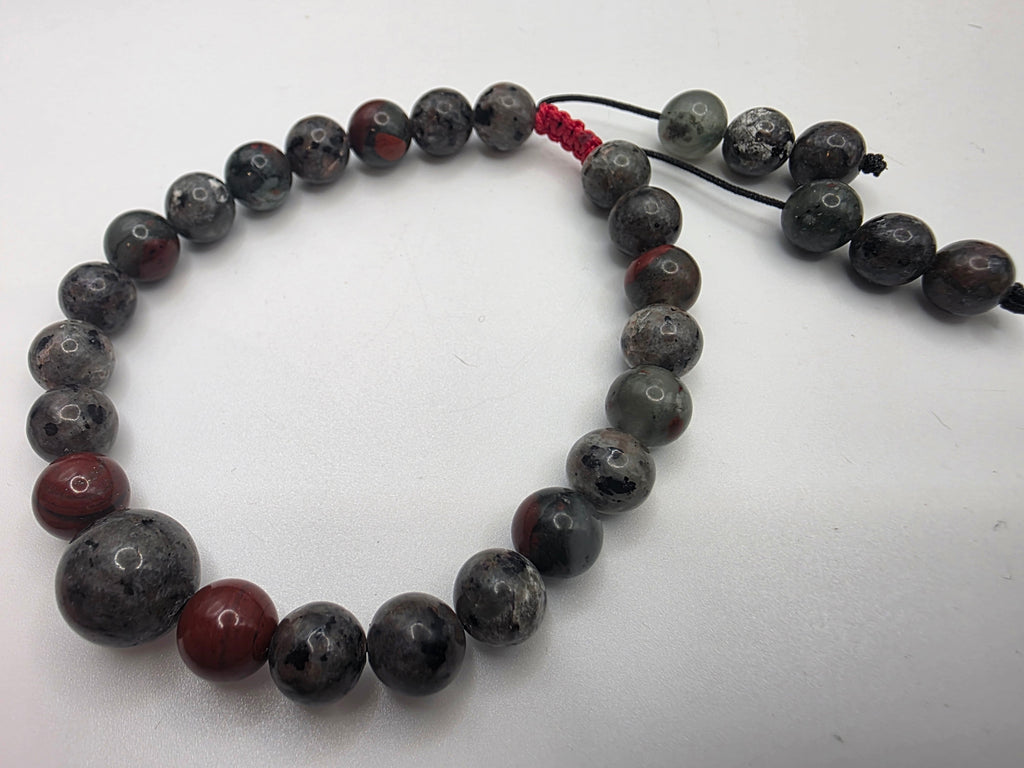 Blood & Fire Adjustable Bracelet  Strength • Protection • Primal Energy