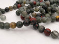 Bloodstone - 8mm Beads  Available for Custom Design