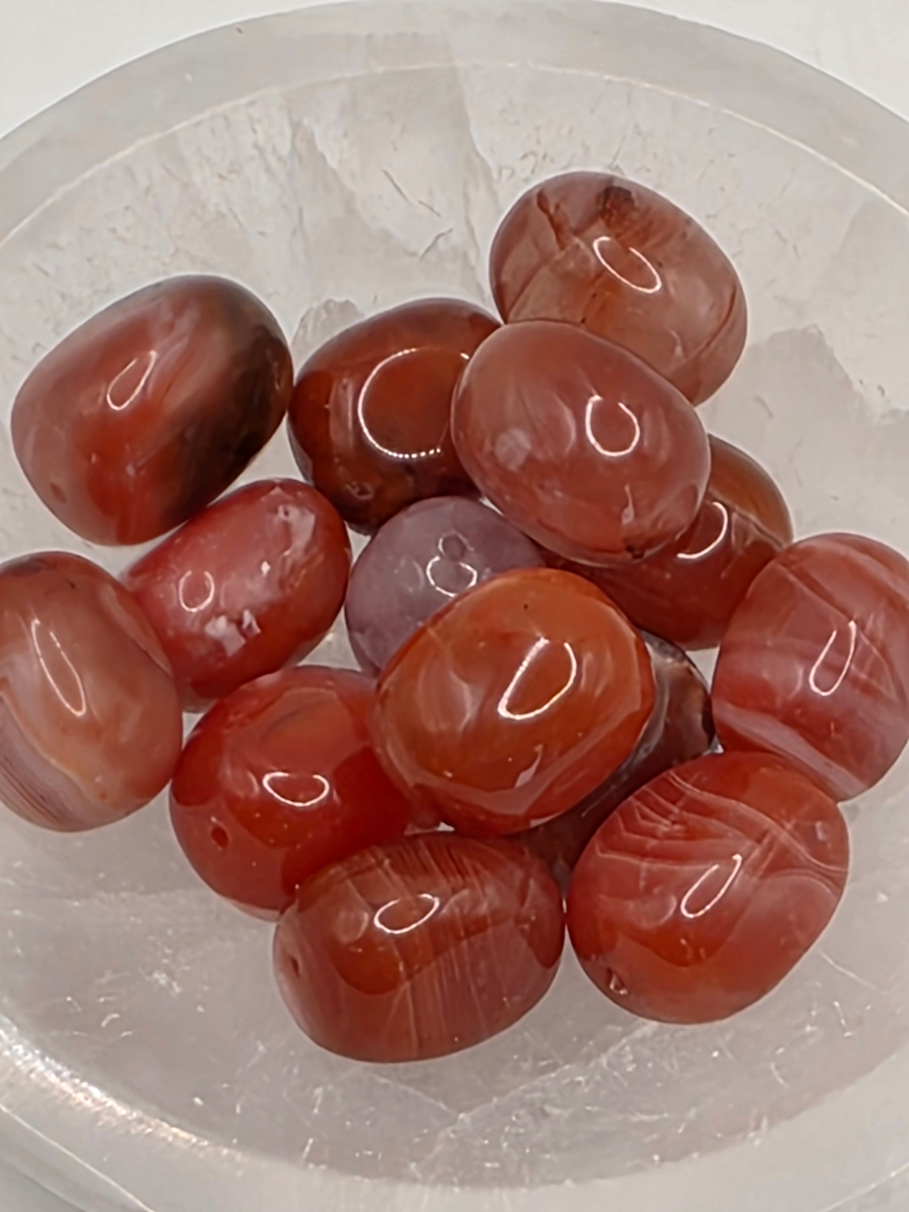 Carnelian- 19mm Focus Bead  Available for Custom Design