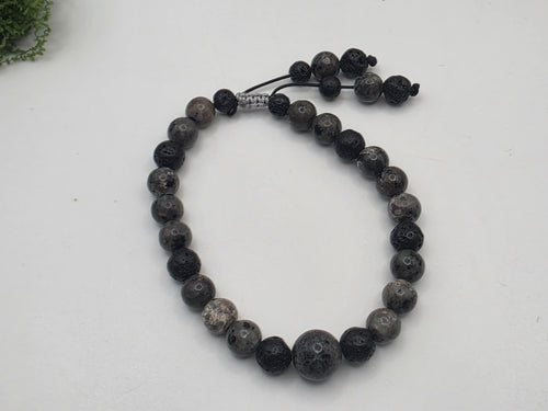 Fire & Lava Adjustable Bracelet  Grounding • Inner Fire • Protection