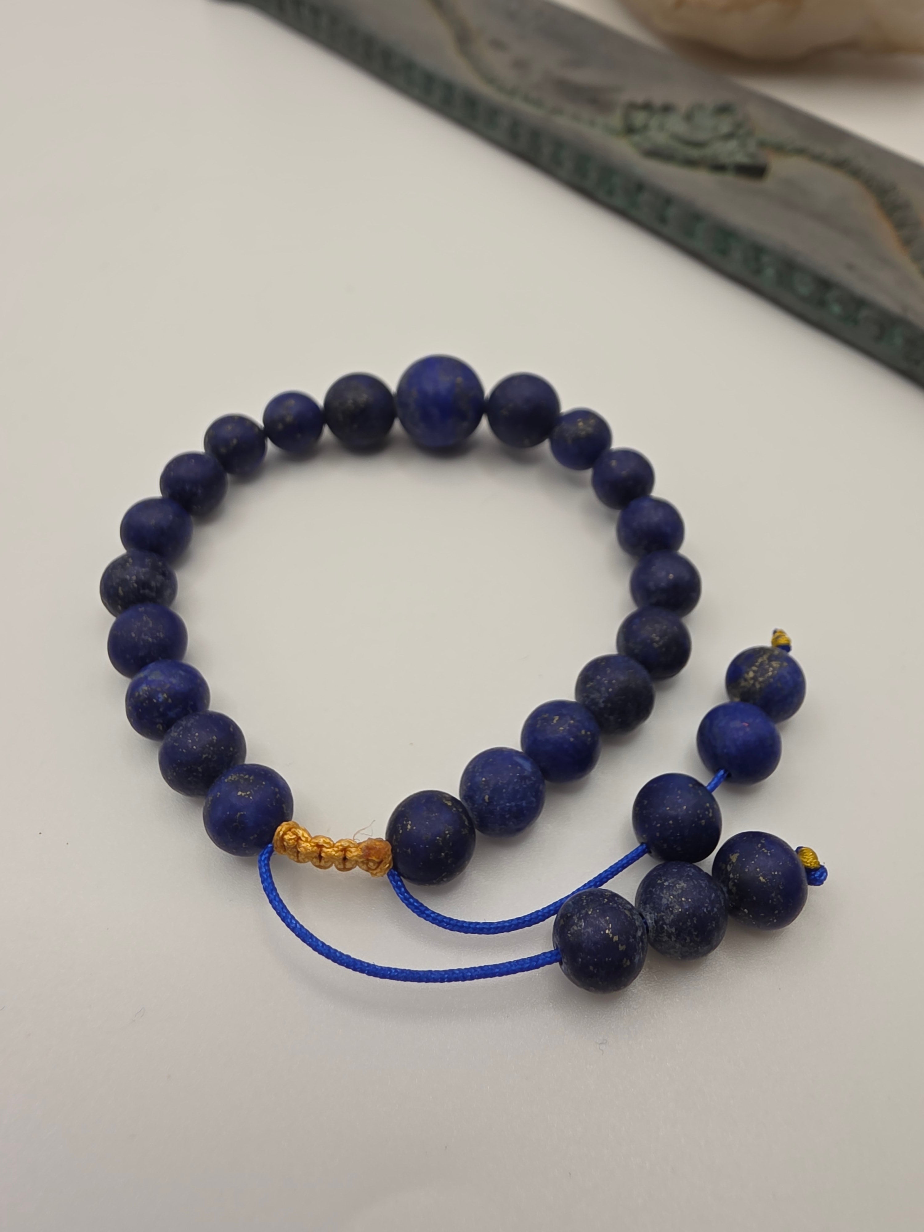 Lapis Lazuli Adjustable Bracelet  Wisdom • Truth • Inner Power