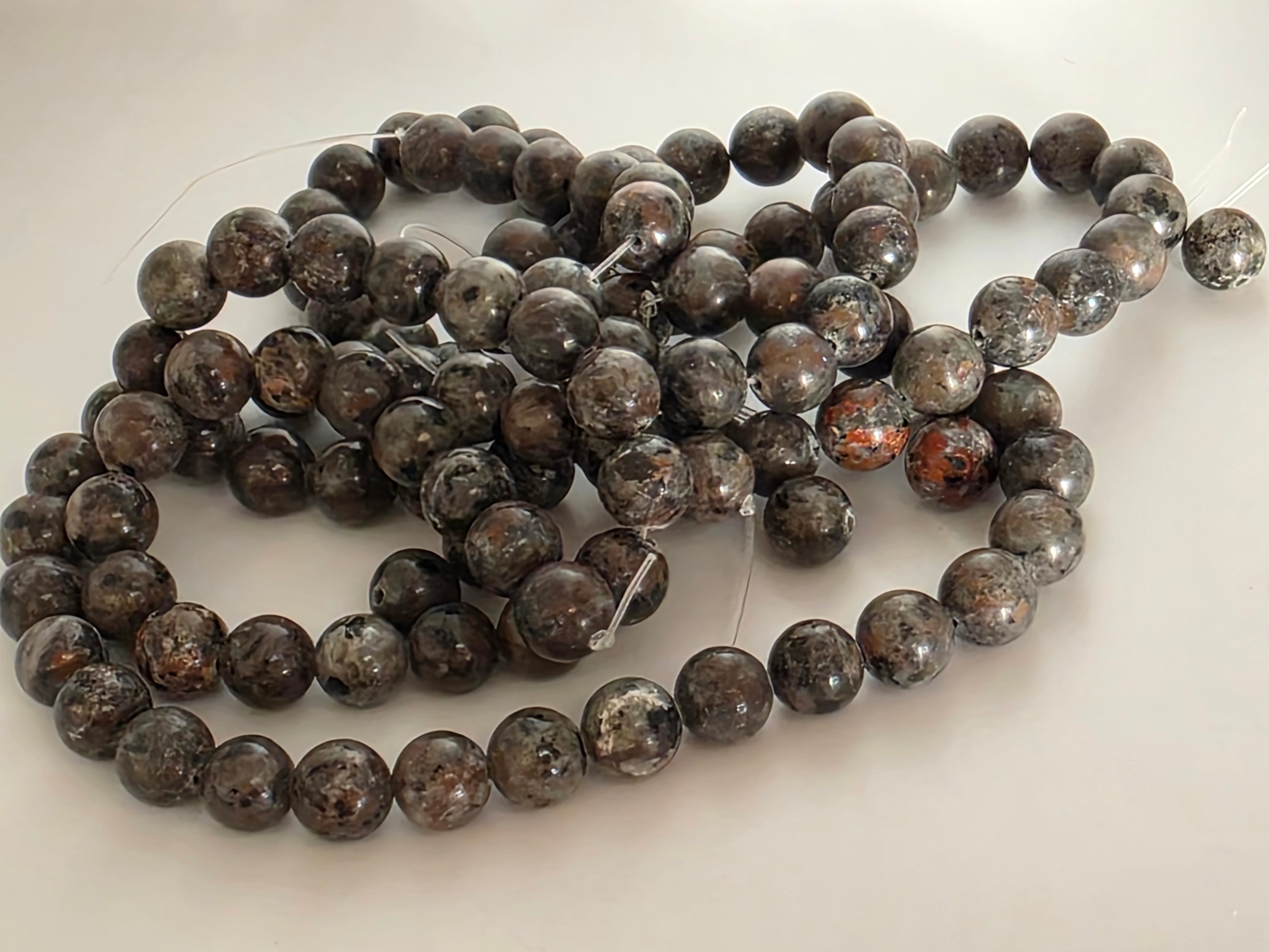 Yooperlite/Fire Stone 12mm Beads  Available for Custom Design