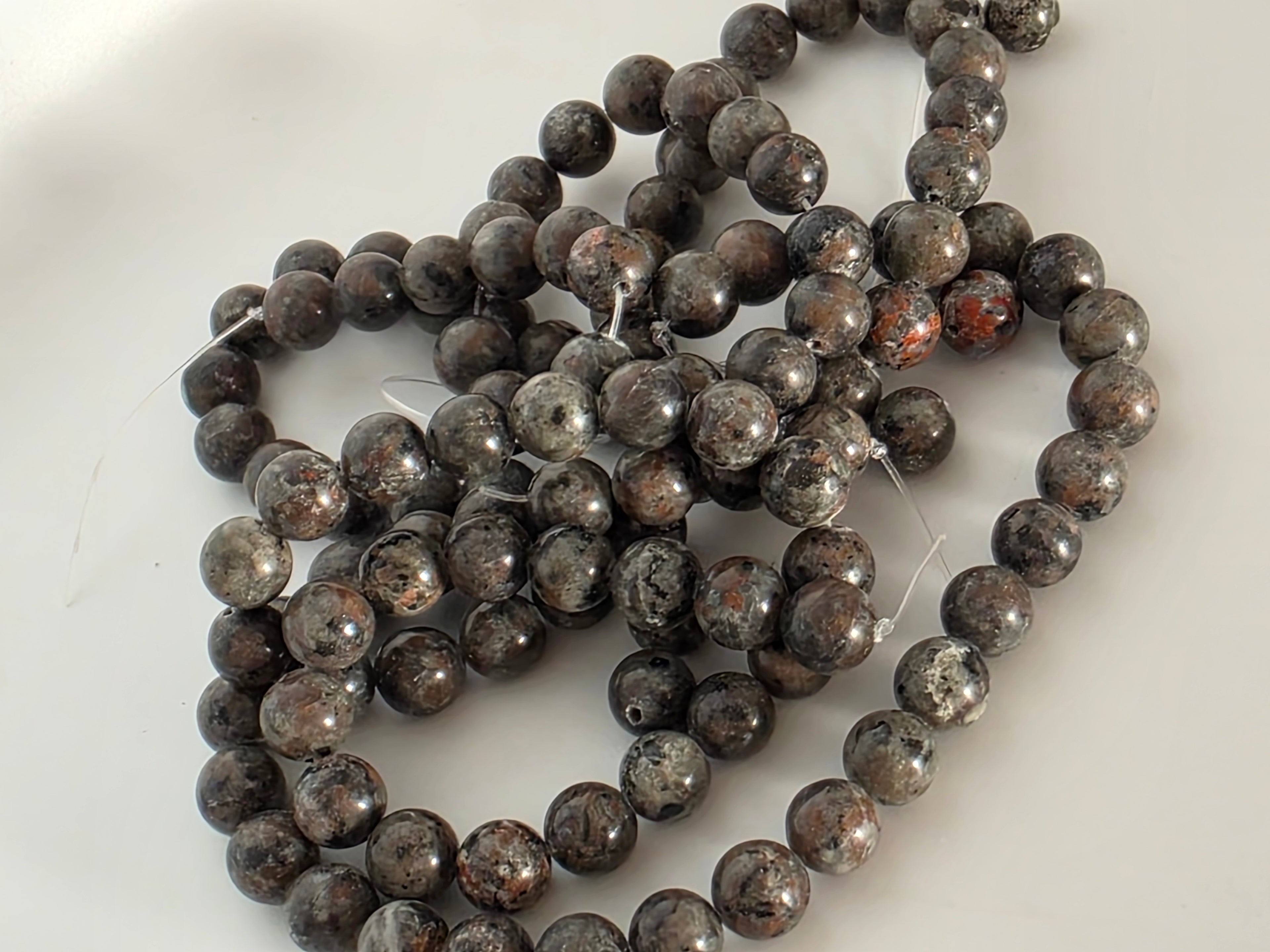 Yooperlite/Fire Stone 12mm Beads  Available for Custom Design