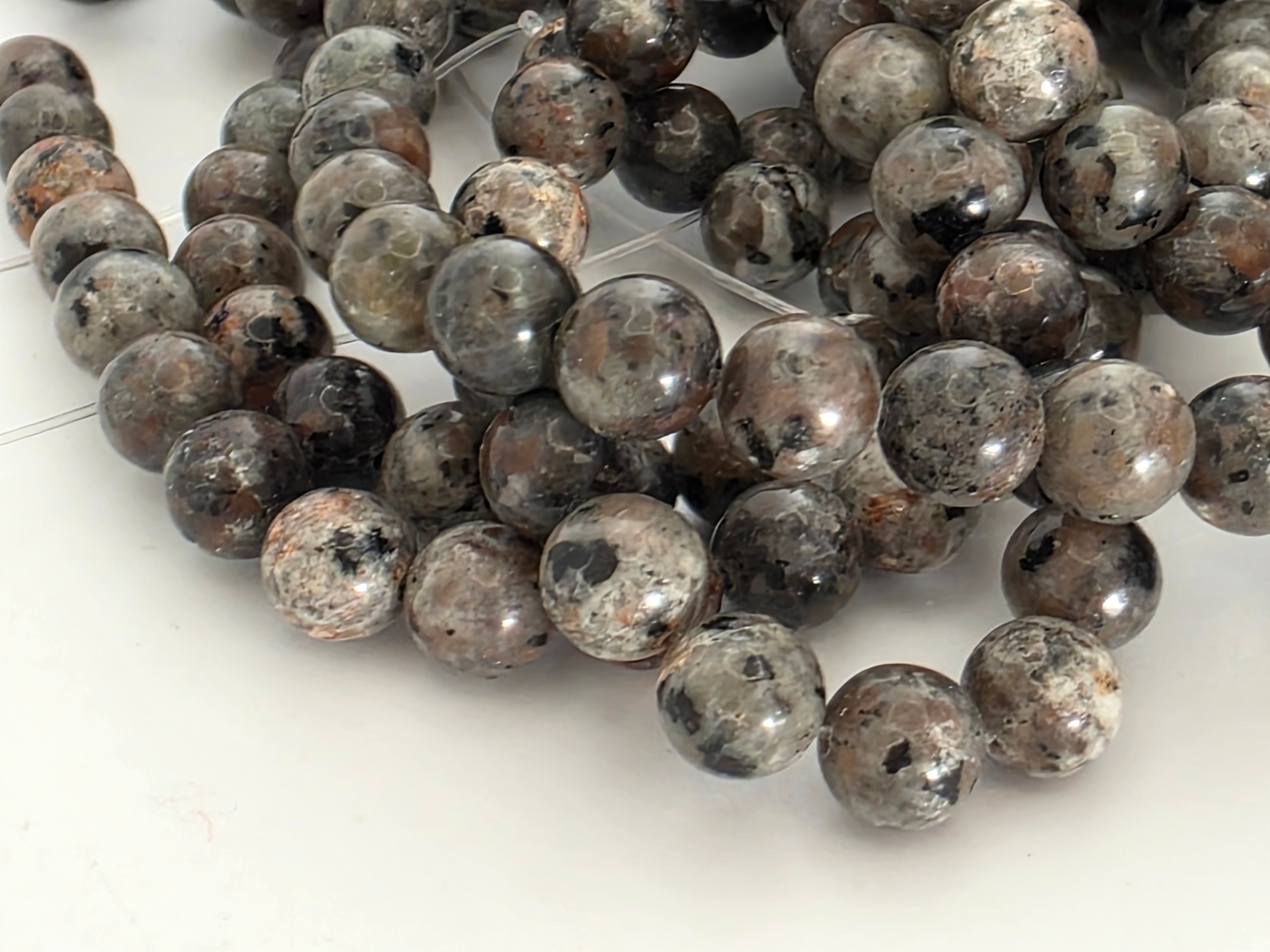 Yooperlite/Fire Stone 8mm Beads  Available for Custom Design